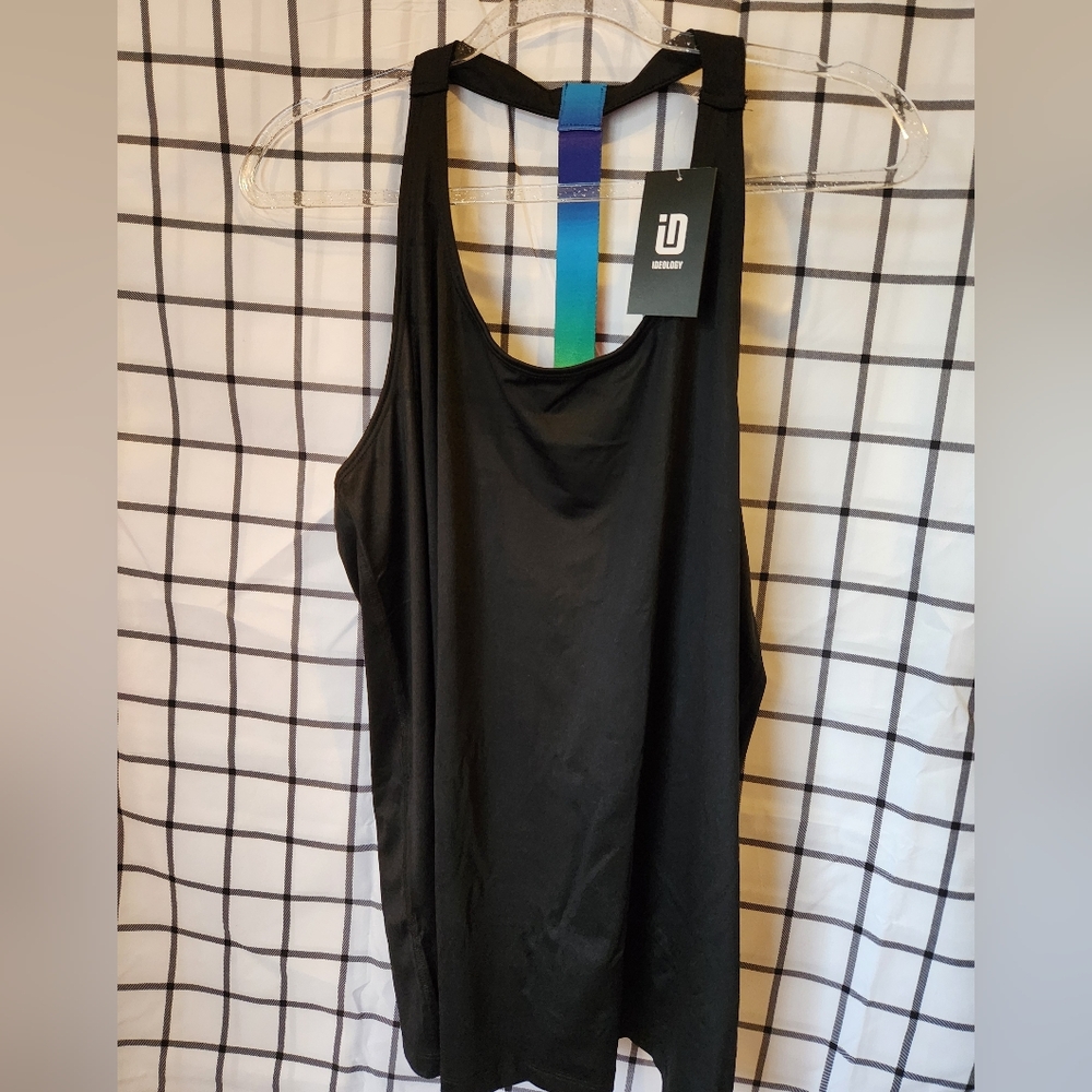 Black Athletic Tank Top Ideology